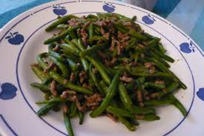 Les haricots verts